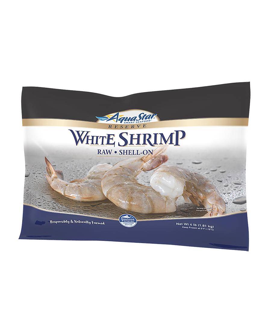 food-service-white-raw-shrimp-shell-on-block