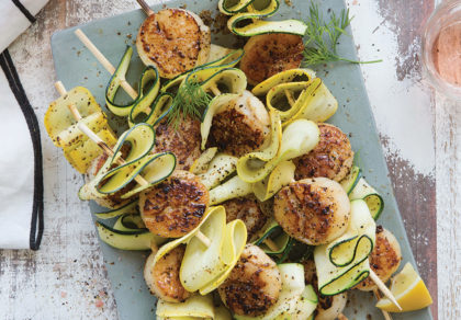 grilled-scallops-zucchini-skewers-recipe